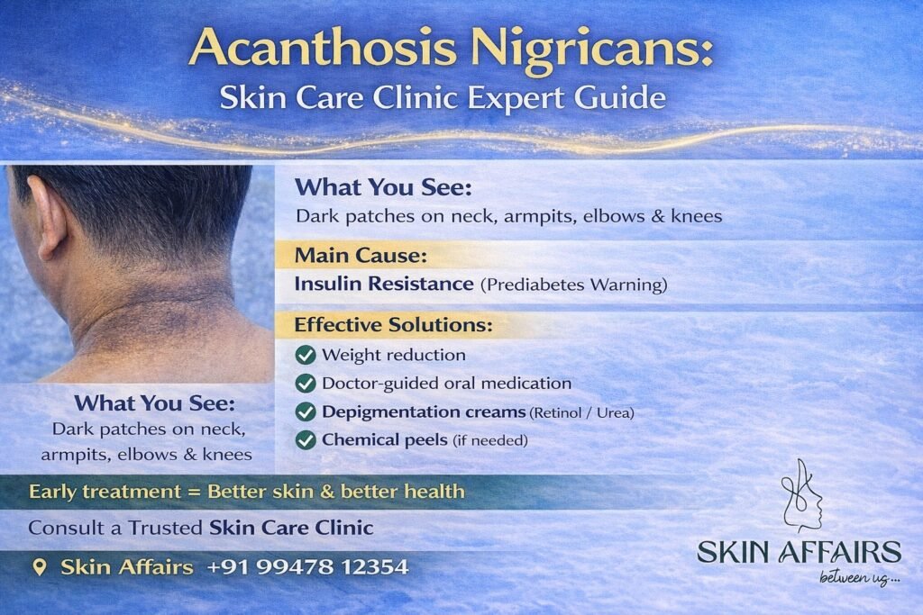 Acanthosis Nigricans treatment at skin care clinic