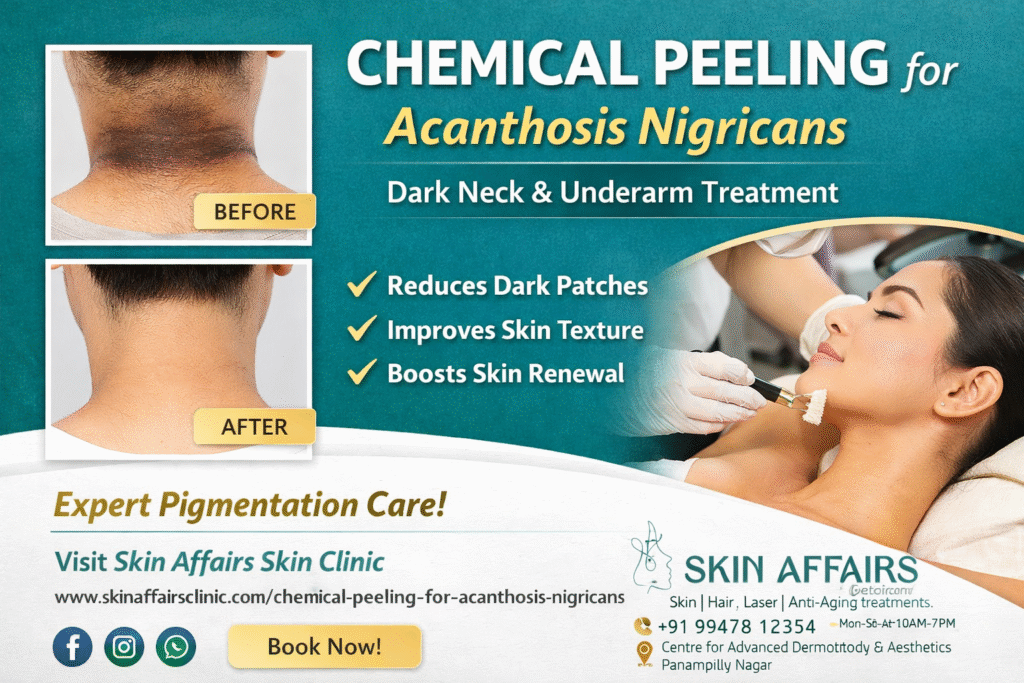Chemical Peeling for Acanthosis Nigricans Dark Neck Treatment