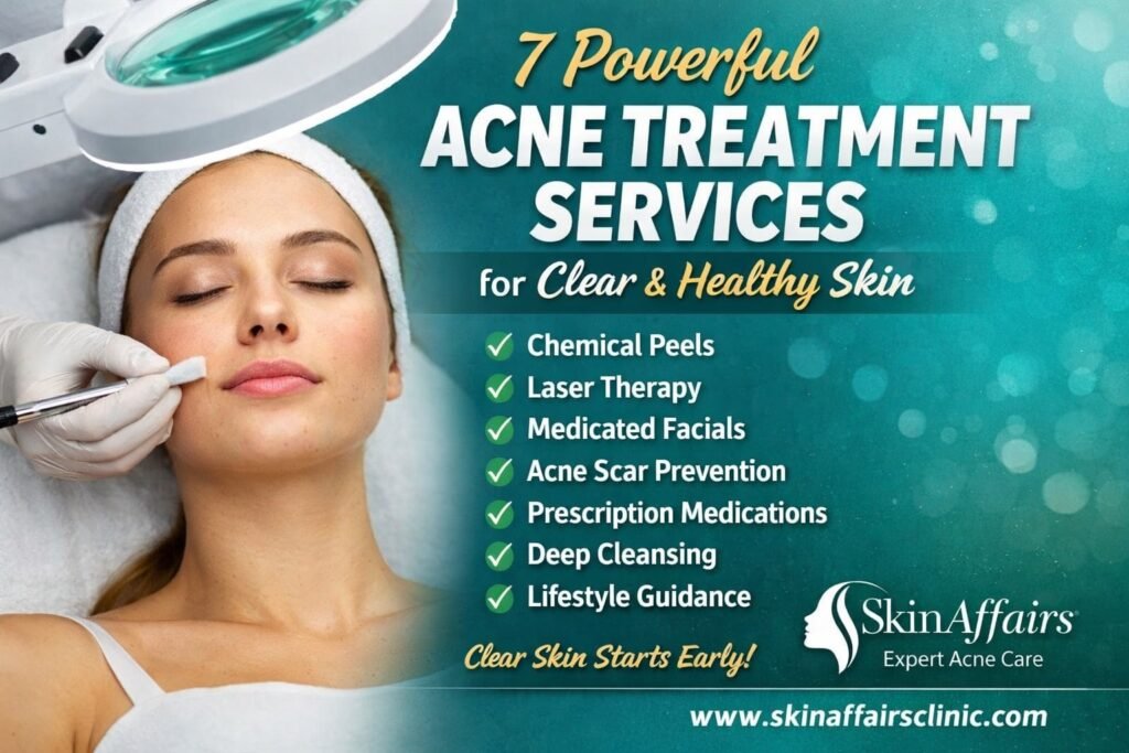 Acne Treatment Services: Why Early Care Prevents Permanent Skin Damage