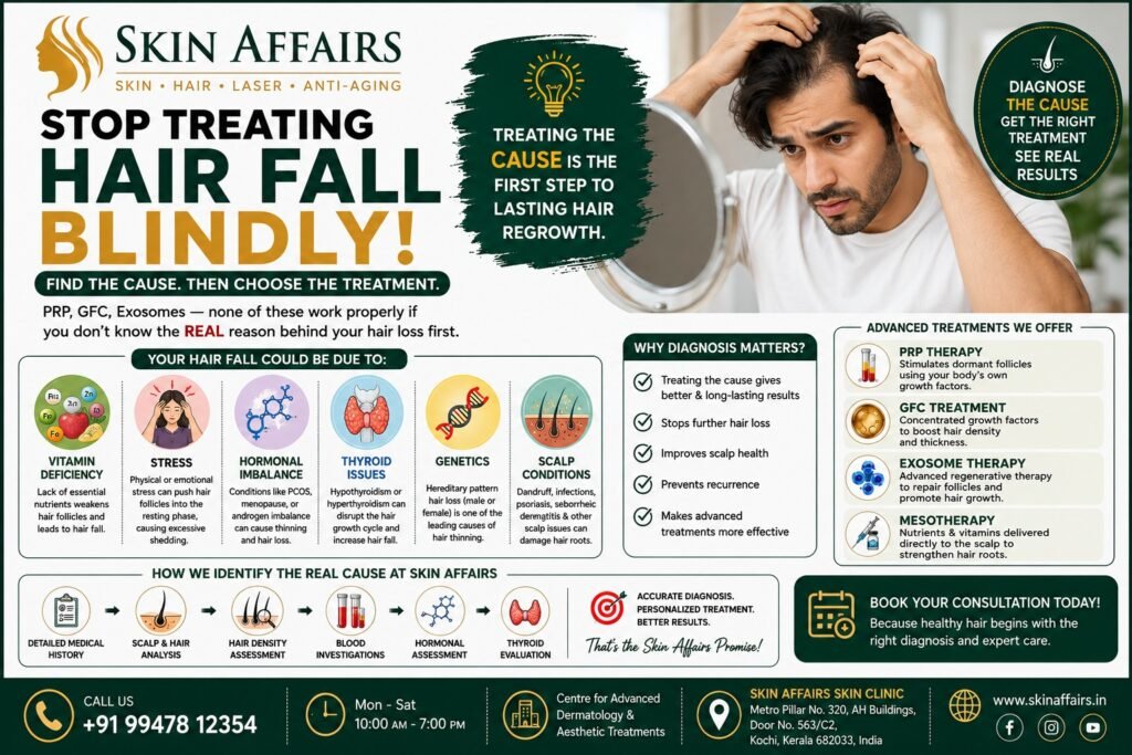 Hair Fall Causes and Hair Loss Diagnosis
